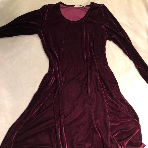 Soft Surroundings Velvet Dress (IT HAS POCKETS) - Picture 13 of 14